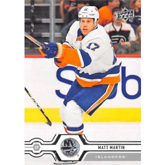 Řadové karty - Martin Matt - 2019-20 Upper Deck No.347