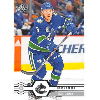 Řadové karty - Boeser Brock - 2019-20 Upper Deck No.418