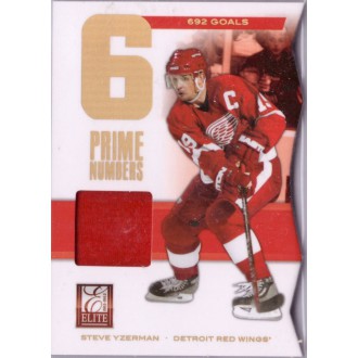 Jersey karty - Yzerman Steve - 2011-12 Elite Prime Number Jerseys No.2