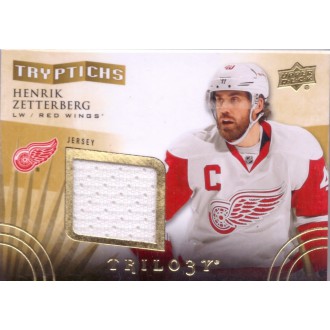 Jersey karty - Zetterberg Henrik - 2014-15 Trilogy Tryptichs No.T-HZ3