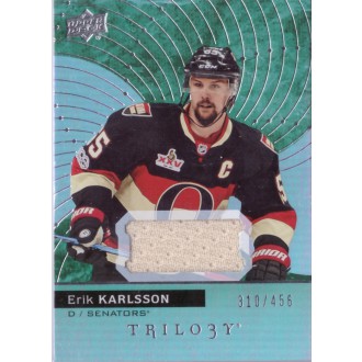 Jersey karty - Karlsson Erik - 2017-18 Trilogy Green No.26