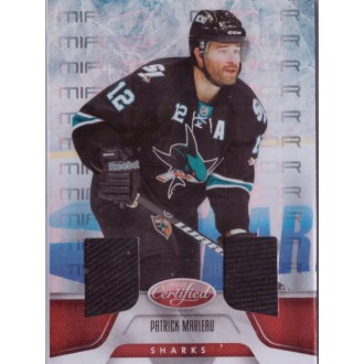 Jersey karty - Marleau Patrick - 2011-12 Certified Mirror Red Materials Dual No.28