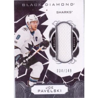 Jersey karty - Pavelski Joe - 2018-19 Black Diamond Relics No.BDB-JP