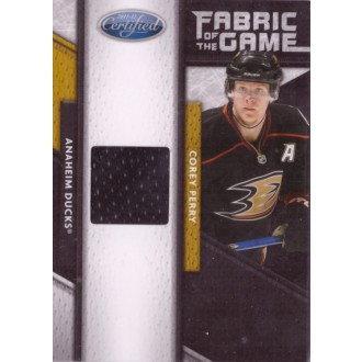 Jersey karty - Perry Corey - 2011-12 Certified Fabric of the Game No.1