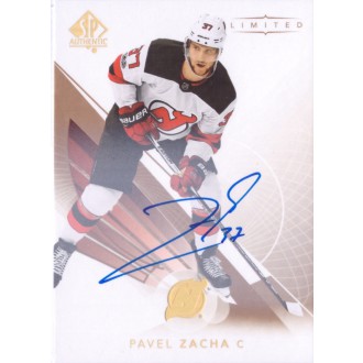 Podepsané karty - Zacha Pavel - 2017-18 SP Authentic Limited Autographs No.78