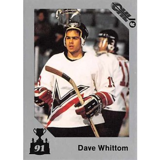 Řadové karty - Whittom Dave - 1991 7th Inning Sketch Memorial Cup No.58