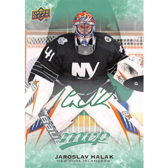 Paralelní karty - Halák Jaroslav - 2016-17 MVP Green No.25