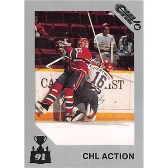 Řadové karty - CHL Action (Spokane vs. Lethbridge) - 1991 7th Inning Sketch Memorial Cup No.70