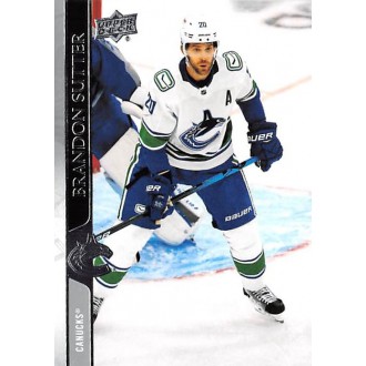 Řadové karty - Sutter Brandon - 2020-21 Upper Deck No.638