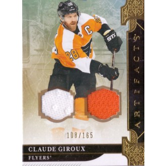 Jersey karty - Giroux Claude - 2019-20 Artifacts Materials Gold No.32