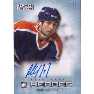 Podepsané karty - Coffey Paul - 2014-15 ITG Heroes and Prospects Hero Autographs No.12