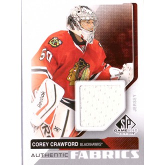 Jersey karty - Crawford Corey - 2014-15 SP Game Used Authentic Fabrics No.AF-CR