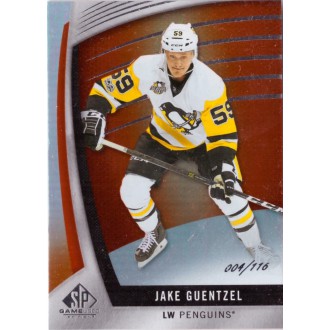 Paralelní karty - Guentzel Jake - 2017-18 SP Game Used Orange Rainbow No.4