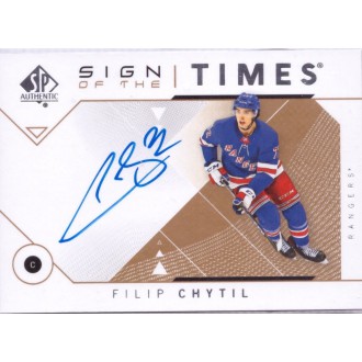 Podepsané karty - Chytil Filip - 2018-19 SP Authentic Sign of the Times No.SOTT-FC