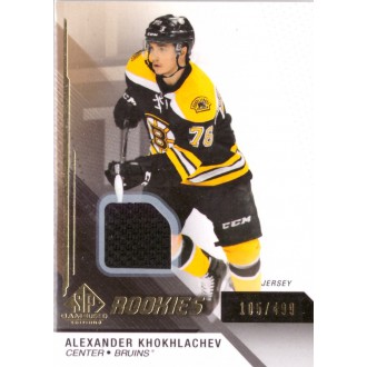 Jersey karty - Khokhlachev Alexander - 2014-15 SP Game Used Gold Jerseys No.132