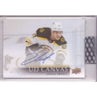 Podepsané karty - Zbořil Jakub - 2018-19 Upper Deck Clear Cut Canvas Signatures No.CS-JZ