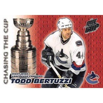 Insertní karty - Bertuzzi Todd - 2003-04 Quest For the Cup Chasing the Cup No.9