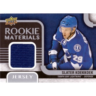 Jersey karty - Koekkoek Slater - 2015-16 Upper Deck Rookie Materials No.RM-SK