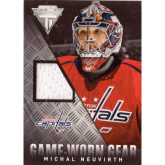 Jersey karty - Neuvirth Michal - 2013-14 Titanium Game Worn Gear white No.GG-MN