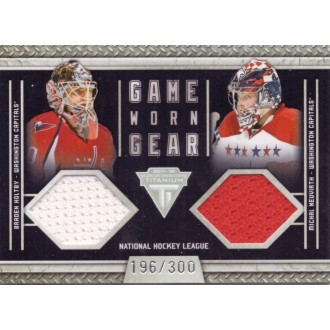 Jersey karty - Holtby Braden, Neuvirth Michal - 2011-12 Titanium Game Worn Gear Dual Memorabilia No.10