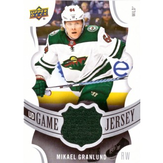 Jersey karty - Granlund Mikael - 2018-19 Upper Deck Game Jerseys green No.GJ-MG