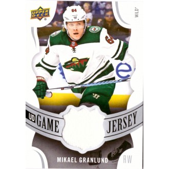 Jersey karty - Granlund Mikael - 2018-19 Upper Deck Game Jerseys White No.GJ-MG