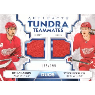 Jersey karty - Larkin Dylan, Bertuzzi Tyler - 2019-20 Artifacts Tundra Teammates Duo Materials No.T2-DET
