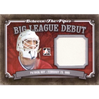 Jersey karty - Roy Patrick - 2013-14 Between the Pipes Big League Debut Jerseys Silver No.BLD-04