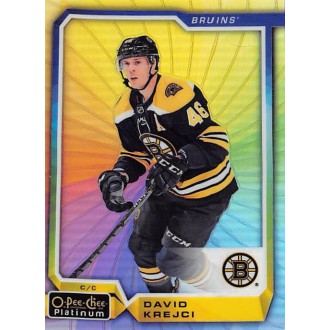 Paralelní karty - Krejčí David - 2018-19 O-Pee-Chee Platinum Rainbow Color Wheel No.129