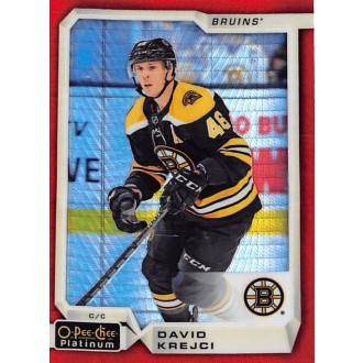 Paralelní karty - Krejčí David - 2018-19 O-Pee-Chee Platinum Red Prism No.129