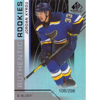 Paralelní karty - Kyrou Jordan - 2018-19 SP Game Used Rainbow No.187