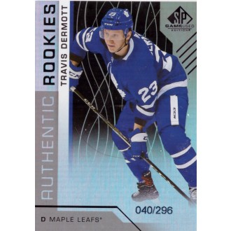 Paralelní karty - Dermott Travis - 2018-19 SP Game Used Rainbow No.185