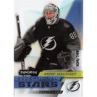 Insertní karty - Vasilevskiy Andrei - 2020-21 Synergy Exceptional Stars Gold No.ES30