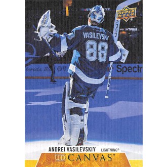 Insertní karty - Vasilevskiy Andrei - 2020-21 Upper Deck Canvas No.C72