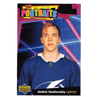 Insertní karty - Vasilevskiy Andrei - 2020-21 Upper Deck UD Portraits No.P10