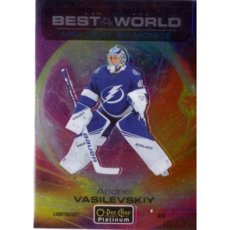 Insertní karty - Vasilevskiy Andrei - 2020-21 O-Pee-Chee Platinum Best in The World No.BW15