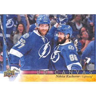 Insertní karty - Kucherov Nikita - 2017-18 Upper Deck Canvas No.C77