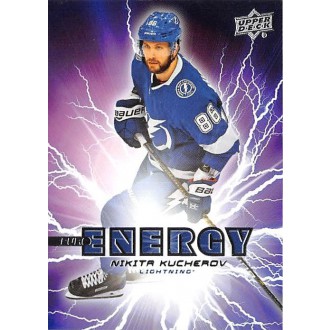 Insertní karty - Kucherov Nikita - 2019-20 Upper Deck Pure Energy No.7