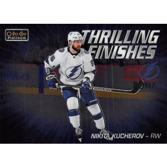 Insertní karty - Kucherov Nikita - 2019-20 O-Pee-Chee Platinum Thrilling Finishes No.TF17