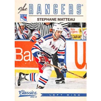 Řadové karty - Matteau Stephane - 2012-13 Classics Signatures No.120