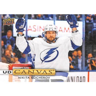 Insertní karty - Kucherov Nikita - 2019-20 Upper Deck Canvas No.C130