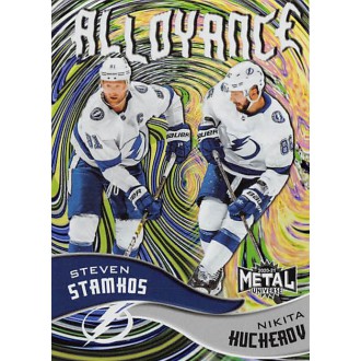 Insertní karty - Kucherov Nikita, Stamkos Steven - 2020-21 Metal Universe Alloyance No.AL19