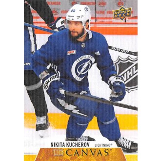 Insertní karty - Kucherov Nikita - 2020-21 Upper Deck Canvas No.C74