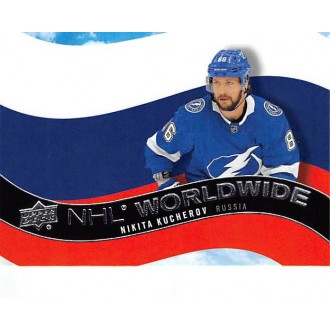 Insertní karty - Kucherov Nikita - 2020-21 Upper Deck NHL Worldwide No.WW18