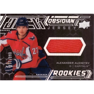 Jersey karty - Alexeyev Alexander - 2020-21 SPx UD Black Obsidian Rookie Jerseys No.ORJ-AA