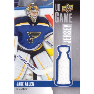 Jersey karty - Allen Jake - 2019-20 Upper Deck Game Jerseys No.GJ-JA