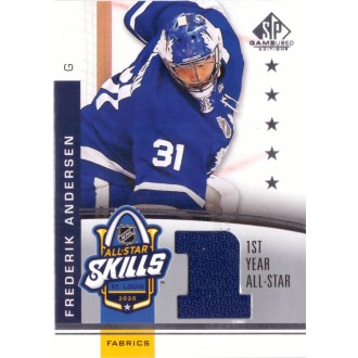 Jersey karty - Andersen Frederik - 2020-21 SP Game Used 2020 NHL All Star Skills Fabrics 1st Year No.AS1-FA