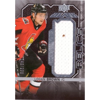 Jersey karty - Brown Logan - 2017-18 SPx UD Black Rookie Trademarks Jerseys white No.RT-LB