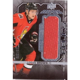 Jersey karty - Brown Logan - 2017-18 SPx UD Black Rookie Trademarks Jerseys red No.RT-LB