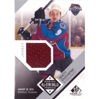 Jersey karty - Duchene Matt - 2016-17 SP Game Used All Star Skills Fabrics No.AS-MD